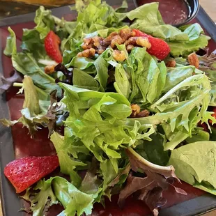 a plate of salad