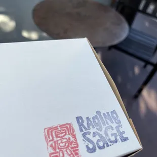 a box of pizza on a table