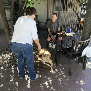 Dog-friendly patio!