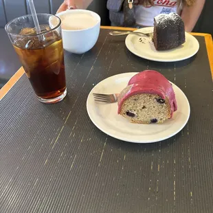 Blueberry lavender bundt