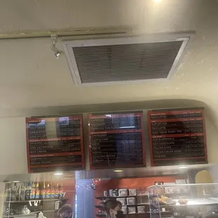 Cofee menu