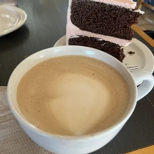 Loved my latte and cake!
