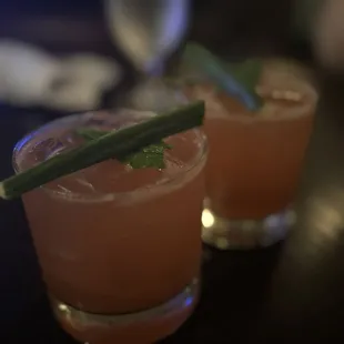 Strawberry cucumber nojito (non alcoholic)
