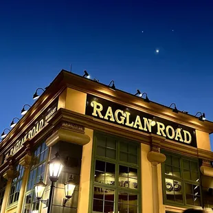 Raglan exterior by the bar and beer cart.