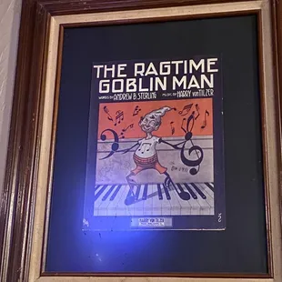 a picture of the cover of the ragtime goblin man