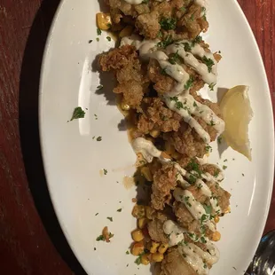Fried oysters