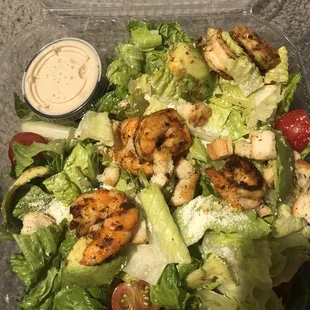 Blackened Shrimp Caesar Wrap