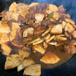 Braised taro (using taro purchased from here)