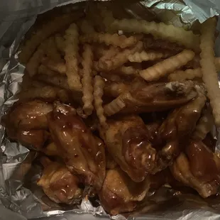 Sweet Chili w/ fries (10 pc)