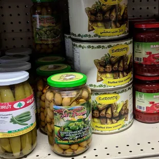 jars of pickles and pickles