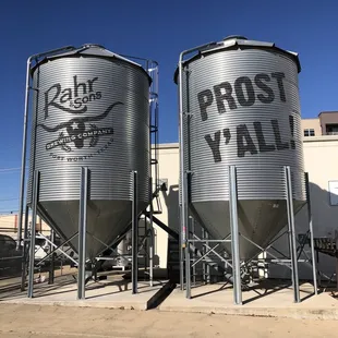 Silos at Main Entrance