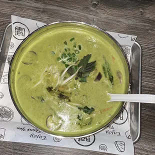 Green Curry Soup