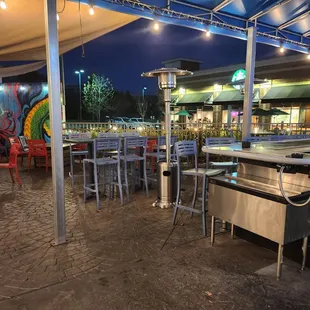 Bar outside will be great for nice weather