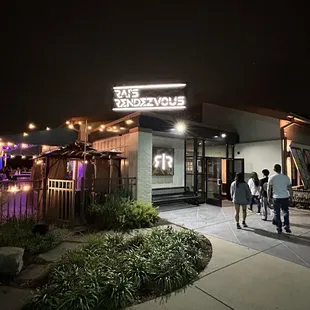 sushi and sashimi, outside