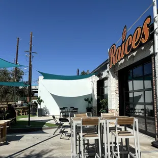 Outdoor seating