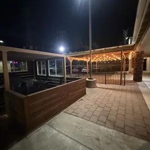 Outdoor seating area