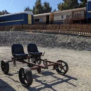 This is a rail bike