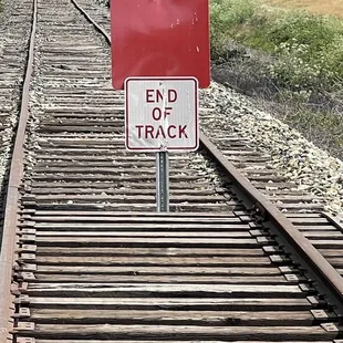 End of the road. Turn around spot