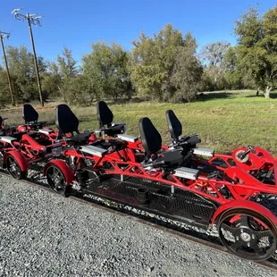 About to ride the rails!