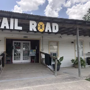 The outside of Rail Road