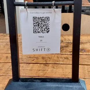 Food QR menu