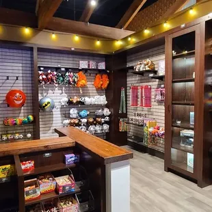 the inside of a store