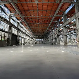 Inside those train warehouse