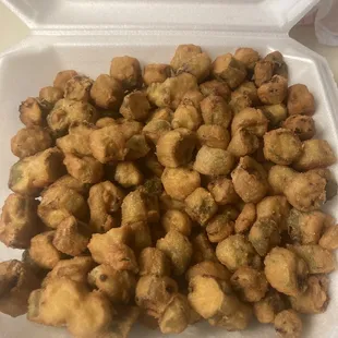 Fried okra