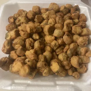 Fried okra