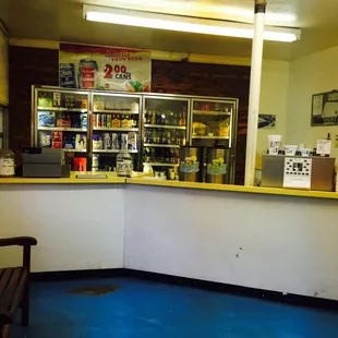 You can order a the counter or have a waitress/waiter take your order table side.