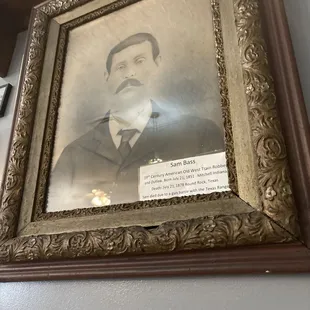 Sam Bass - part of the historical decor