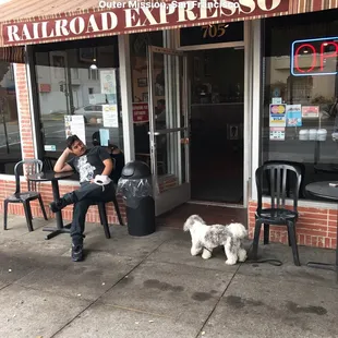Outdoor seating