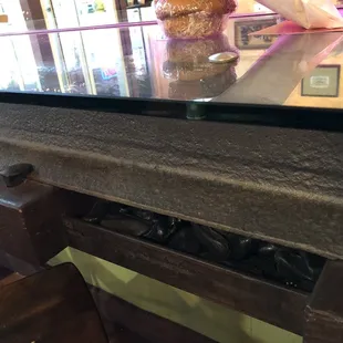 Table on rails