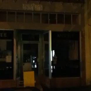 outside