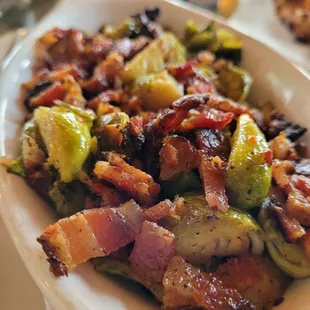 Brussels with bacon-$10