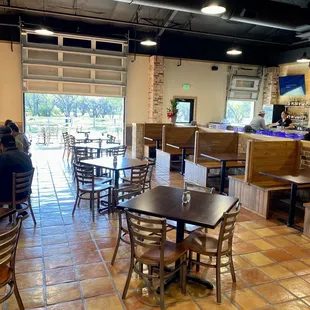 Inside dining...