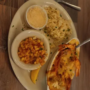 Baked Stuffed Shrimp Plate