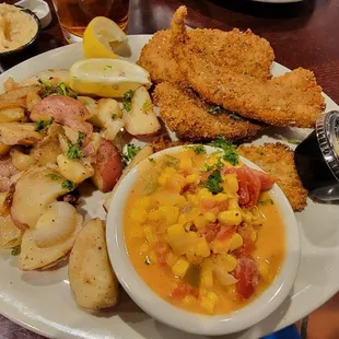 Panko Crusted Flounder