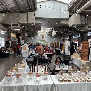 people shopping for items