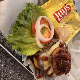 Southbound train burger