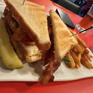 BLT with fries