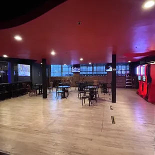 the interior of a restaurant