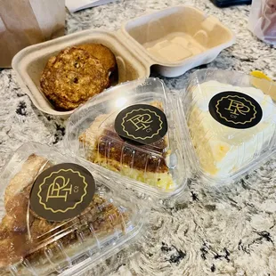 Apple pie is first one the left.  Beautiful packaging too!