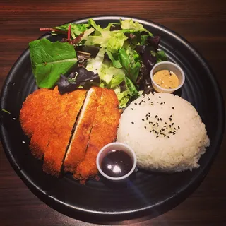 Tonkatsu with Salad