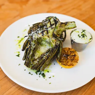 Marinated Grilled Artichoke