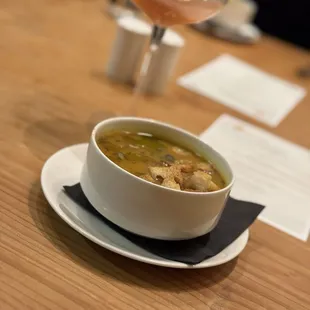 Butternut squash bisque soup