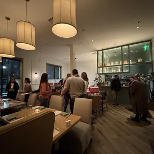 sushi and sashimi, interior