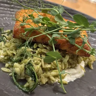 Meyer Lemon Honey Glazed Salmon