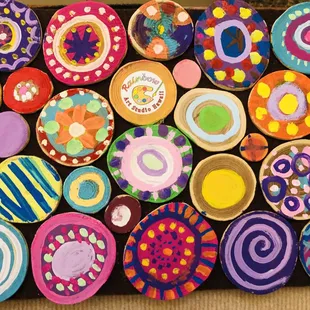 Inspired by Kandinsky - group art project by students