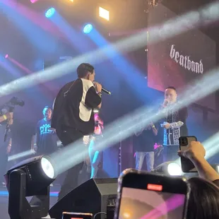 Local Fresno Hmong Superstar David Yang with international Hmong Superstar from Thailand- P.A.P Beatband